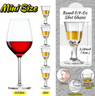 12 Pcs Mini Shot Glasses - 0 4 Oz half An Ounce  Clear Cordial Wine Glasses With