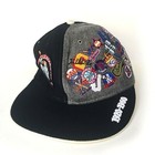 7 5 8 Vintage Nwt Negro League Museum Fitted Baseball Cap Hat Red Blue Logos