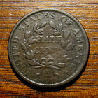 1806 Draped Bust Half Cent  Fine Detail     Original  Large 6  Stems  Affordable