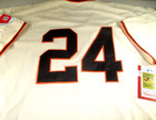 Willie Mays   Signed S f  Giants M n Pro Style Baseball Jersey   Say Hey Holo
