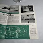 1937 Matthews    46    Sedan Cruiser Boat Yacht Original Brochure Catalog