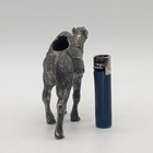 Vintage Figural Camel Lighter Holder Figurine Metal Bronze Finish