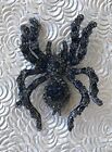 Tarantula   Spider  Large Brooch Pin   Silver Tone Metal W crystals