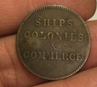 Canada Prince Edward Island 1800s Ships Colonies   Commerce 1 2d Token