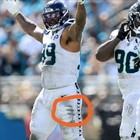 Leonard Williams Game Worn 10 12 25 Photo Matched     Seahawks Nfl Pants V Jaguars