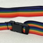Heavy Duty Adjustable Rainbow Luggage Strap Travel Suitcase Packing Belt 41 -77 