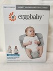 Ergobaby Easy Snug Infant Insert For Baby Carrier Premium Cotton   Grey