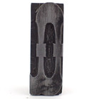 Antique Printing Block Letterpress Ornate Letter Q Metal Typography Wooden Mount