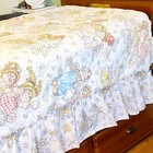 Vtg Cabbage Patch Kids 1983 Twin 4 Pc Sheet Set   Ruffle Bedding Cover Complete 