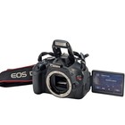 Canon Eos Rebel T3i 18mp Dslr Camera Body Only W Battery Charger Strap Tested