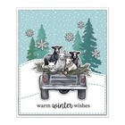 2023 Winter Cute Animals In The Truck Clear Stamp And Metal Cutting Dies Set    