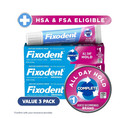 Fixodent Complete Original Denture Adhesive Cream 2 4 Oz   pack Of 3 