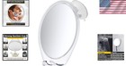 Compact Fog-free Shower Mirror With Easy Suction Install - Razor Holder Included