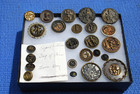 Lot Of 56 Antique Victorian Buttons Picture Cut Steel 5 8  - 1 25  Set 23 Set 8