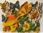 Vintage Homco Wall Decor Mushrooms Butterflies Frogs 1970 s Cottagecore