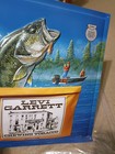 Vintage Levi Garrett 18   x18    3d Fishing Sign Used Nice See Pics Rare