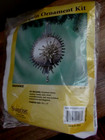 Sunrise Radiance White Silver Sequin Beaded Ornament Kit-makes 4-new 2 5  X 4 