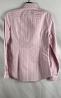 Ralph Lauren Women s Pink White Striped Custom Fit Long Sleeve Button Shirt Sz S
