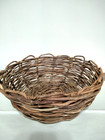Vintage Hand Woven Grapevine Basket Rustic Farmhouse Style