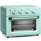 Multifunction 19 Qt  Green Air Fryer Toaster Oven With 5-accessories