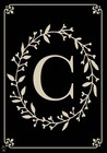 Briarwood Lane Classic Monogram Letter C Garden Flag