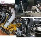 Cnc Motorcycle 240mm Silver Gear Shift Shifter Rod Linkage Replacement Racing Us