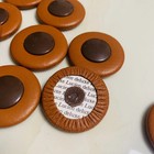 50 Pcs Excellent Sax Pads Real Leather 18mm Good Material Saxphones