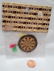 Vintage Concord Miniatures Dollhouse Dartboard With Darts Set