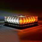 Ms75ac Amber white Led Mini Warning Light   Aluminum Mirror Mount Bracket Kit