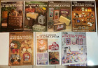 Lot Plastic Canvas Booklets Tissue Magnets Country Holiday Sante Fe Lot Of 14