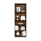 71 2 In amber Pine Wood 5-shelf Standard Bookcase  With Adjustable Shelves Us