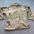 Vintage 1991 Us Military 3 Color Desert Camo Combat Coat Jacket Medium X-short