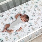 Lambs   Ivy Disney Baby Winnie The Pooh Hugs White Fitted Crib Sheet