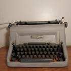 See Video  1950 s Underwood Golden Touch   Touch Master Manual Typewriter