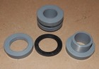 3 4  Pvc Grey Bulkhead Fittings 2ea Rain Barrels Aquariums Watertanks Ponds 135p