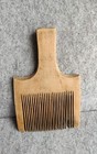 Vintage Antique Primitive Ukrainian Wooden Yarn Comb Home Traditional Decor