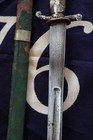 French Indian War Revolutionary War Silver Mounted Hunting Sword Dagger Ca 1750