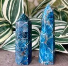 Wholesale Lot 1 Lb Blue Apatite Healing Crystal Tower Point Reiki Obelisk Decor