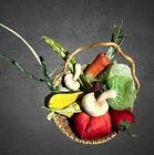 Realistic Faux Fake Food Vegetables Fabric Actual Size 10 Pieces Decor Prop