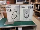 Yamaha Hs8 Studio Monitor Speaker  pair - White