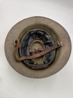Ww1 Us M-1917 Brodie Helmet British Made With Liner Split Rivet Fs145 Vintage