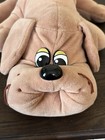 Vtg 1985 Tonka Pound Puppies Plush Dog 18   Tan Brown Stuffed Animal W  Tag