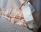 Pottery Barn Kids Sadie Ruffle Crib Skirt  Blush Pink Organic Cotton