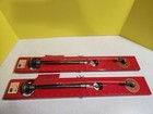 2 Red Ruler Arctic Fisherman Beaver Dam Wisconsin Ice Fishing Tip Ups Used Once