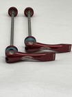 Hadley Racing Usa Made - Red Quick Release Set - 100mm 135mm - Titanium Rods