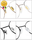 5 Pairs Slip-on Nose Pads Covers soft Silicone Eyeglasses Nose Pads Anti-slip Gl
