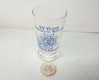 Vfw Post 2947 50th Anniversary Glass And Wooden Nickel Commemorative 1934-1984