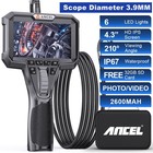3 9mm Hose Borescope Camera Endoscope Inspection Camera With Light Imaging Kit