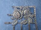 Vintage French Brass Furniture Decoration Flowers On Trellis