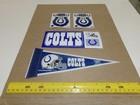 Vintage Nfl Indianapolis Colts Fan Pack--bumper Sticker  Mini Pennant  Decals